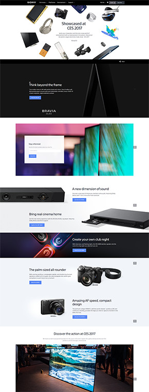 CES 2017 Launch Page