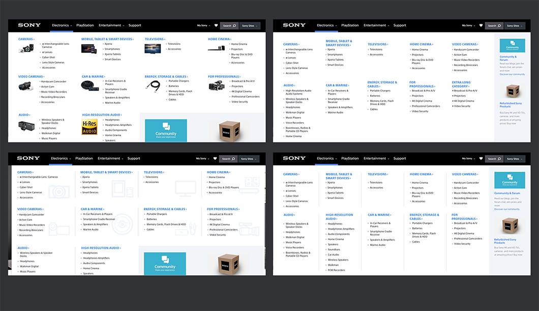 Design iterations